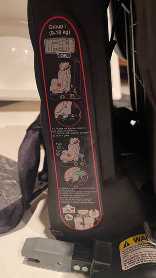 Silla coche marrón 9-18 kg
