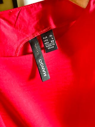 Camisa roja Mango - Fluida