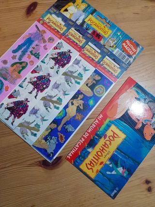 Pegatinas sandylion Pocahontas Disney + Álbum