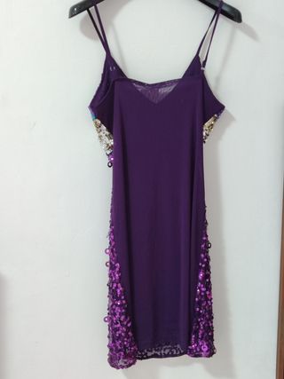 Vestito paillettes multicolor