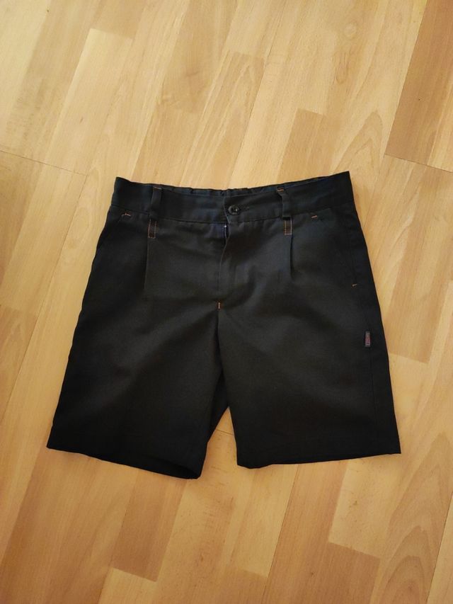 Pantalón corto escolar azul marino - Talla 6