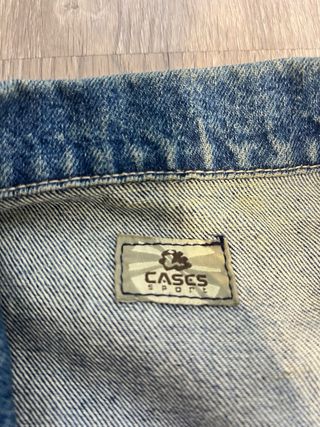 Chaleco vaquero vintage azul