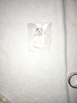 Anillo plata diamante sintético