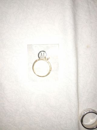 Anillo plata diamante sintético