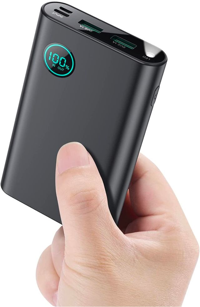 Batería Externa 10800mAh con linterna