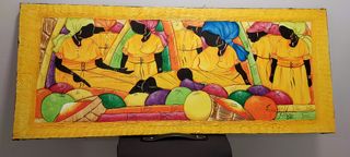 Cuadro Arte Africano - Multicolor