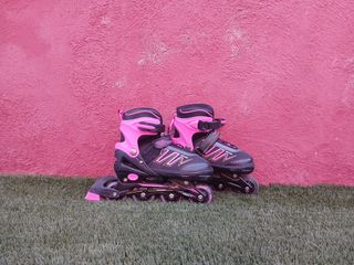 Patines en línea infantiles rosa-negro