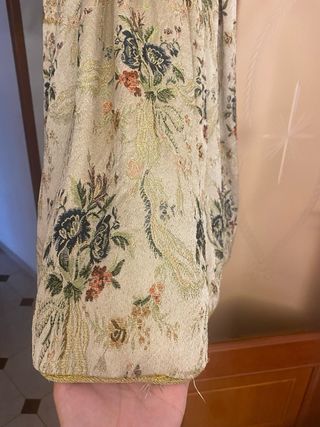Traje Fallera niña antiguo - beige, verde oliva