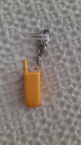 Llavero reloj teléfono móvil vintage