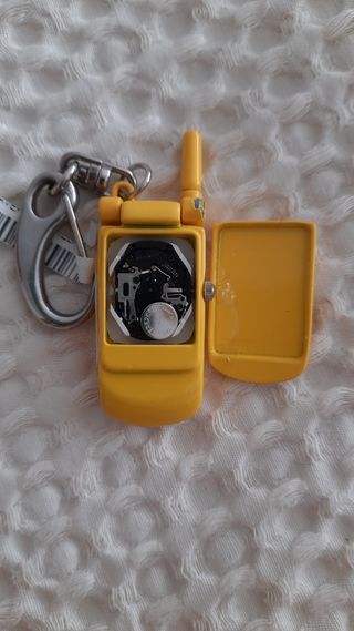 Llavero reloj teléfono móvil vintage