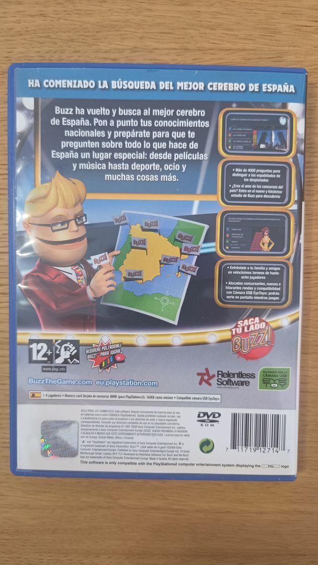 Buzz (PS2) + 4 mandos