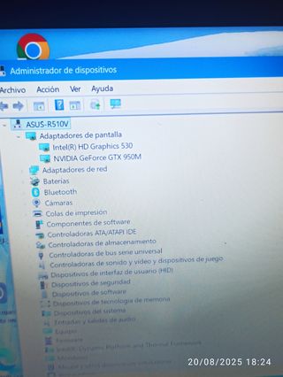 Portátil ASUS R510V. Intel I7-6700HQ