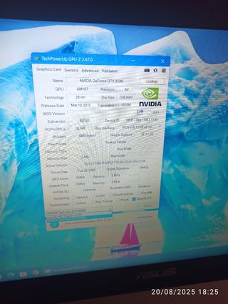 Portátil ASUS R510V. Intel I7-6700HQ