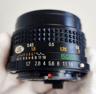 MAMIYA-Sekor E 50mm f/1.7 Lente manual montura ZE