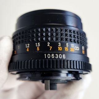 MAMIYA-Sekor E 50mm f/1.7 Lente manual montura ZE