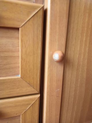 Mueble salón con vitrina 