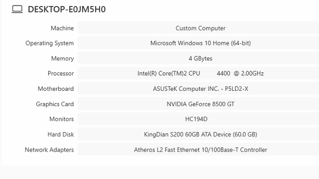 Desktop PC - Nero Grigio
