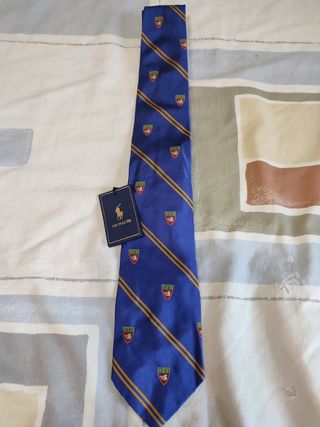Corbata Ralph Lauren - Azul dorada