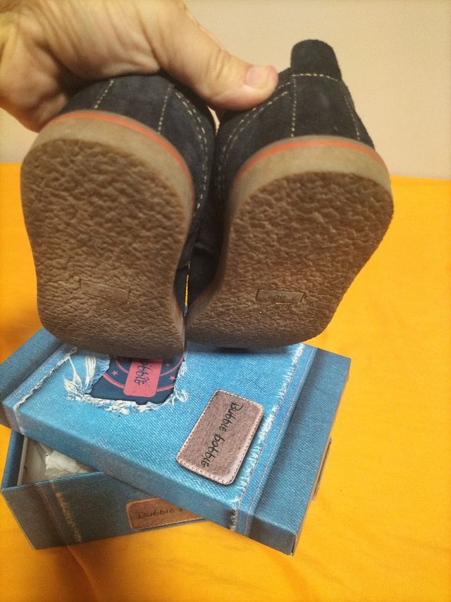 Zapatos niño Bubble - Velcro - azul marino, n°33.