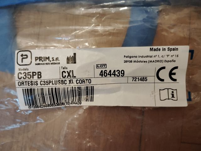 Corsé ortopédico C35 plus CMP