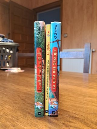 LOTE 3 Libros Geronimo Stilton baratos y nuevos.