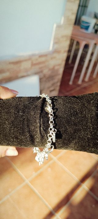 Pulsera plata alpaca