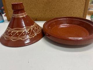 Tajín marroquí - Tapa de cerámica