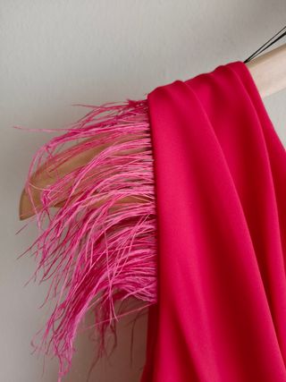 Vestido rojo ceremonia fiesta