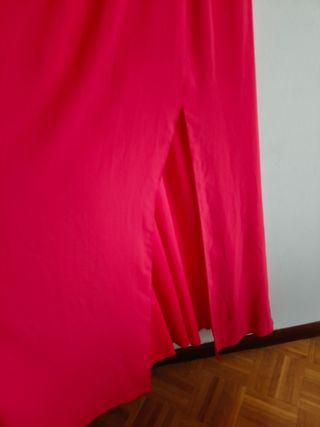 Vestido rojo ceremonia fiesta