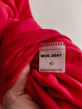 Vestido rojo ceremonia fiesta