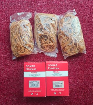 Lote 5 paquetes gomas elásticas MTL