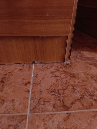 Armario ropero madera marrón