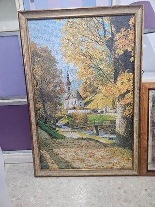Puzzle enmarcado - Paisaje campestre