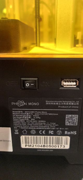 Anycubic Photon Mono: Impresora resina