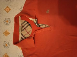 Polo Burberry donna rosa salmone