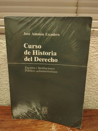 Libro Curso de Historia del Derecho