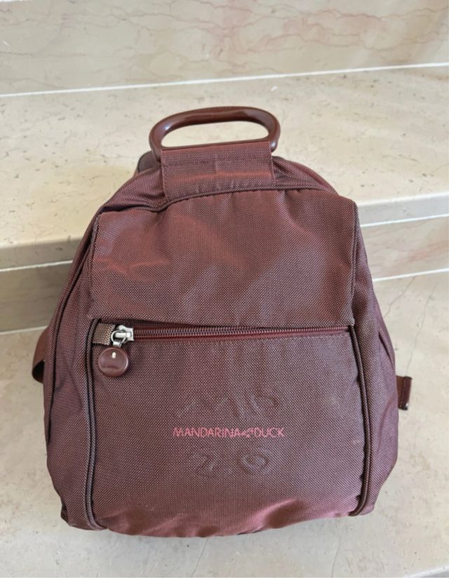 Zainetto vintage Mandarina Duck rosso