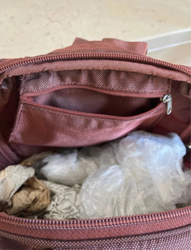 Zainetto vintage Mandarina Duck rosso