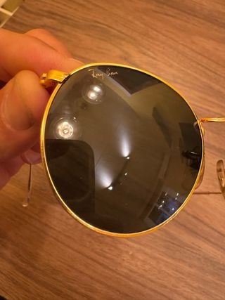 Ray-Ban Round Metal RB3447 B&L USA doradas 80's