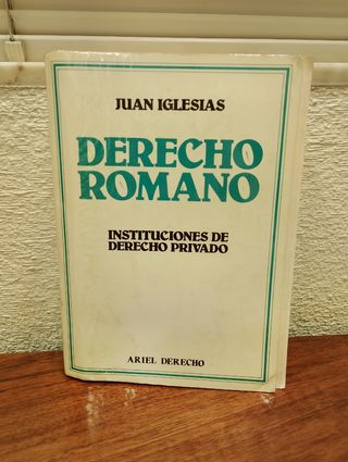 Libro Derecho Romano