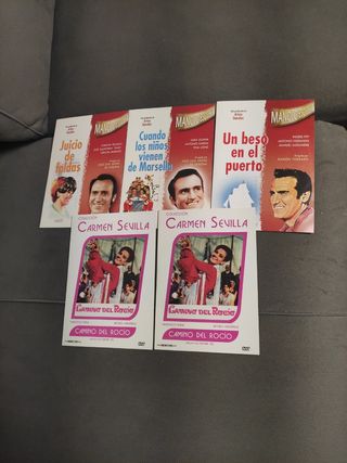 5 Películas Manolo Escobar y Carmen Sevilla DVD