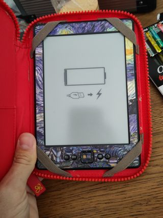 Ebook reader funda roja