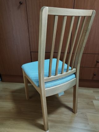 Silla Ikea efecto roble/Orrsta - gris Claro