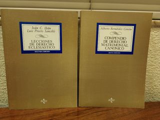 Libros Derecho Eclesiástico y Matrimonial