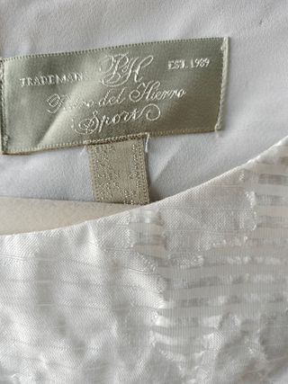 Vestido Pedro del Hierro blanco T-S