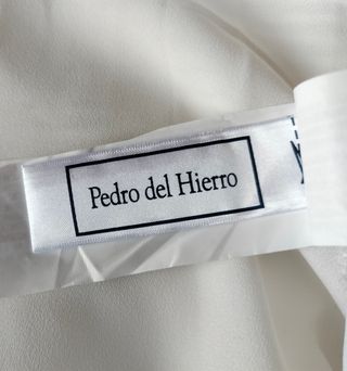 Vestido Pedro del Hierro blanco T-S