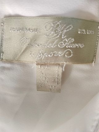 Vestido Pedro del Hierro blanco T-S