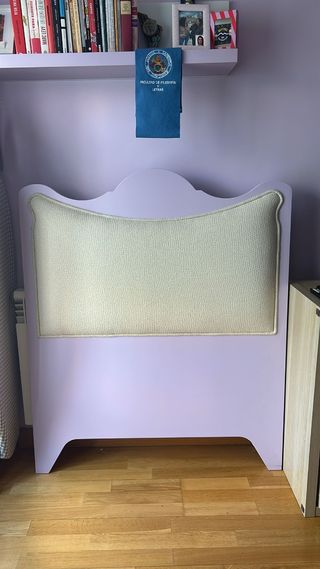 Cabecero cama 90 - Lila y beige