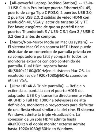 Hub USB-C 12 en 1 - Docking Station