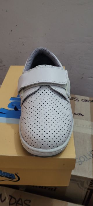 Zapatos seguridad blancos